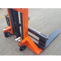 NIULI  Heavy duty manually operated forklift wide stackers 1Ton 2m 2.5m 3.0m Straddle leg hand stacker lifters